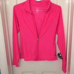 Zip up exercise jacket